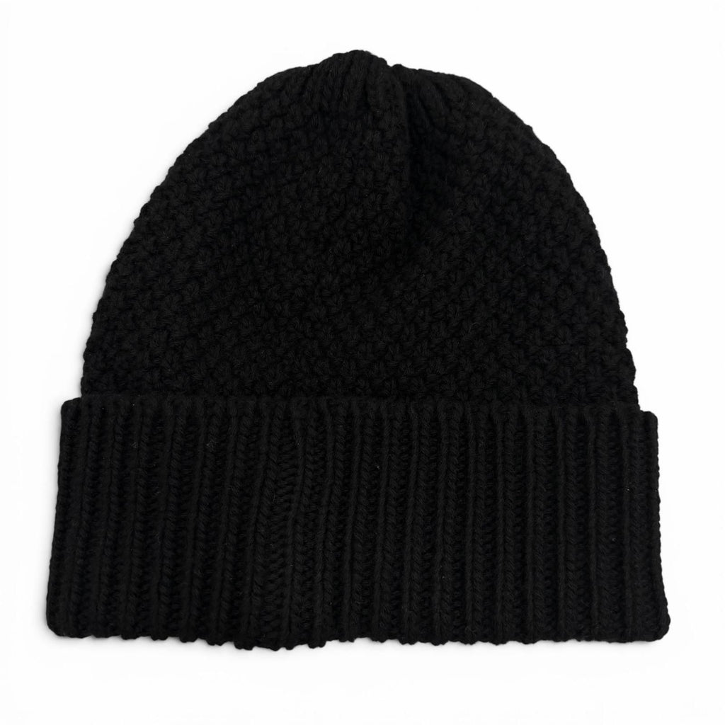 Chanel Cashmere CC Logo Hat Knit Cap Black — view 7