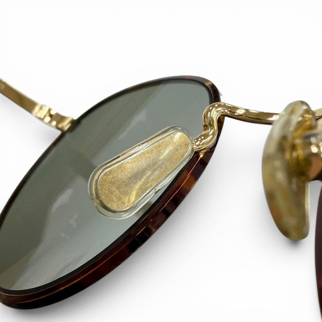 Celine Marble Pattern Boston Eyewear Sunglasses Brown Gold Green — view 8