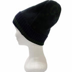 Gucci Cashmere Jumbo GG Knit Cap Navy Dark Green M 58 — view 3