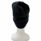 Gucci Cashmere Jumbo GG Knit Cap Navy Dark Green M 58 — view 2