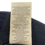 Gucci Cashmere Jumbo GG Knit Cap Navy Dark Green M 58 — view 6