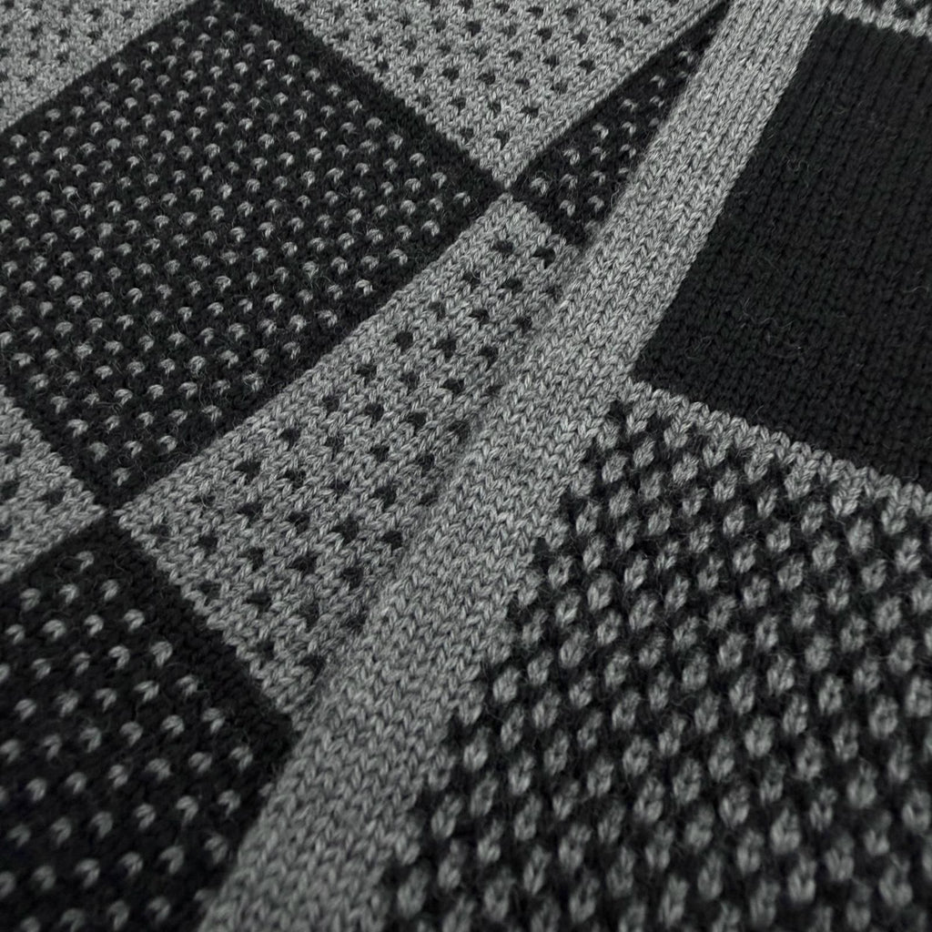 Louis Vuitton Scarf Damier Heritage Wool 100% Noir — view 6