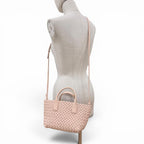 Bottega Veneta Mini Cover with Lambskin Pouch 2-Way Pink — view 4