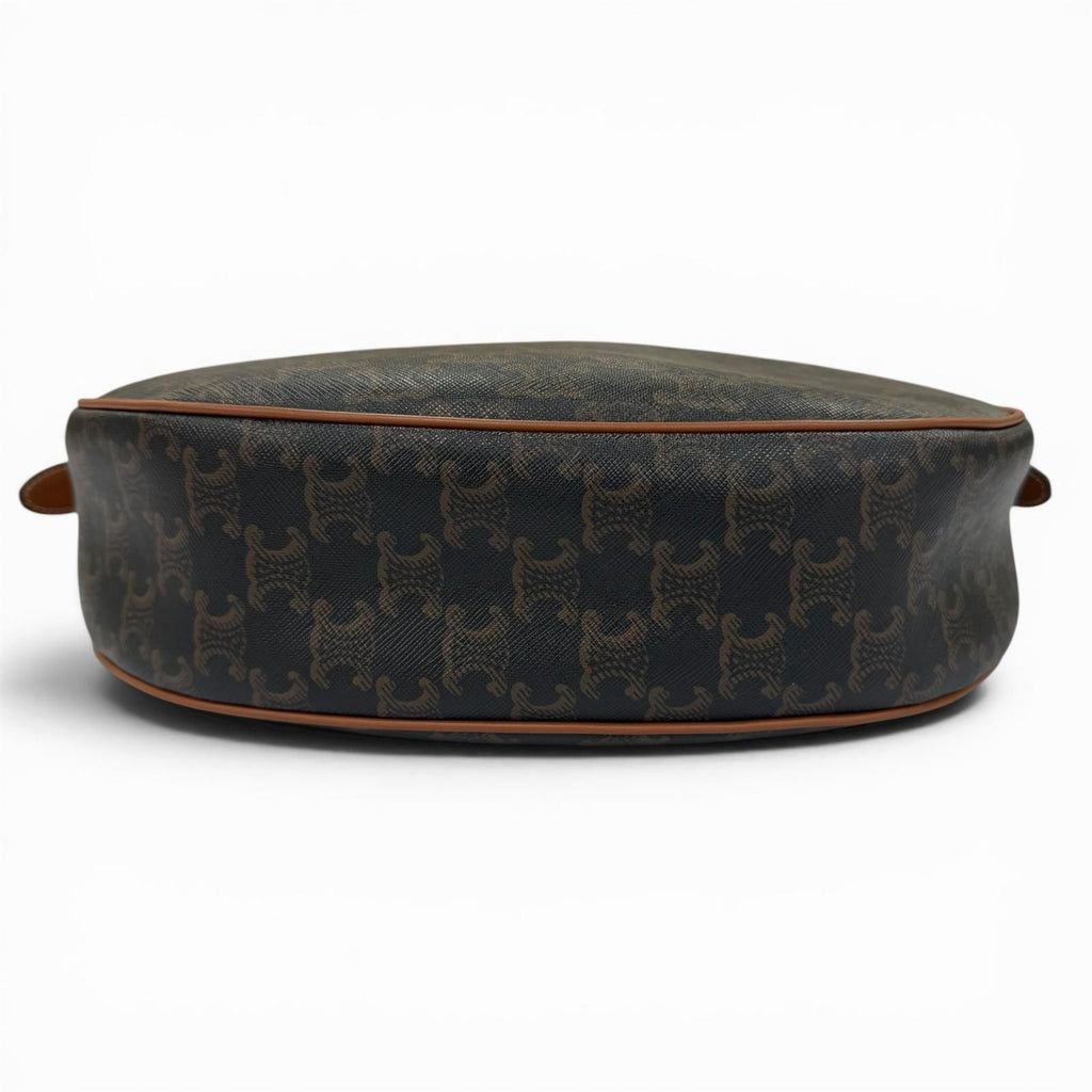 Celine Eloise Shoulder Bag Triomphe Canvas Brown — view 4