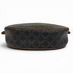 Celine Eloise Shoulder Bag Triomphe Canvas Brown — view 4