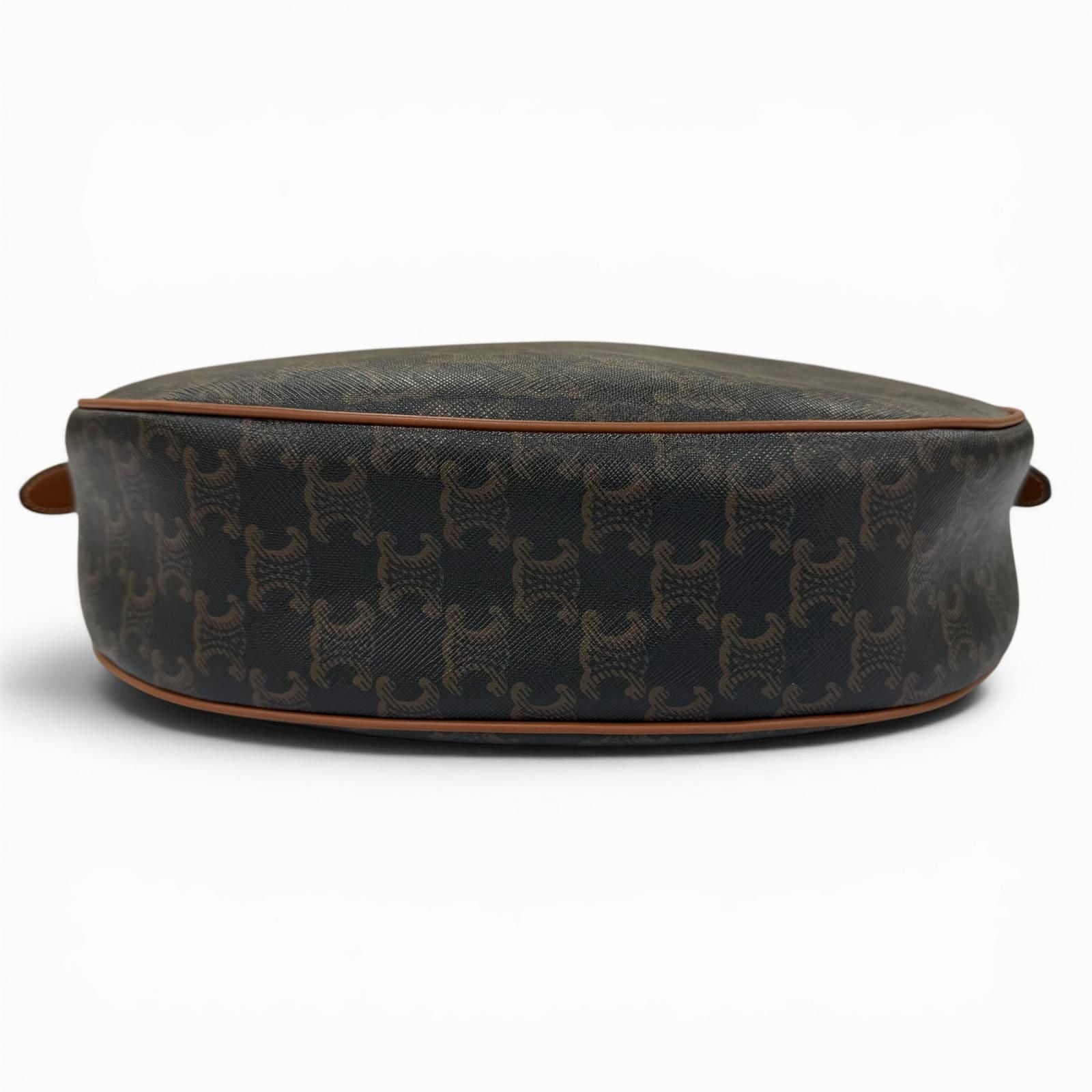 Celine Eloise Shoulder Bag Triomphe Canvas Brown — view 4