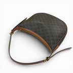 Celine Eloise Shoulder Bag Triomphe Canvas Brown — view 5