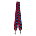 Hermes Bandouliere Sangles Flipper Ball Shoulder Strap Red Blue