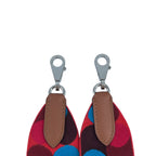 Hermes Bandouliere Sangles Flipper Ball Shoulder Strap Red Blue — view 3