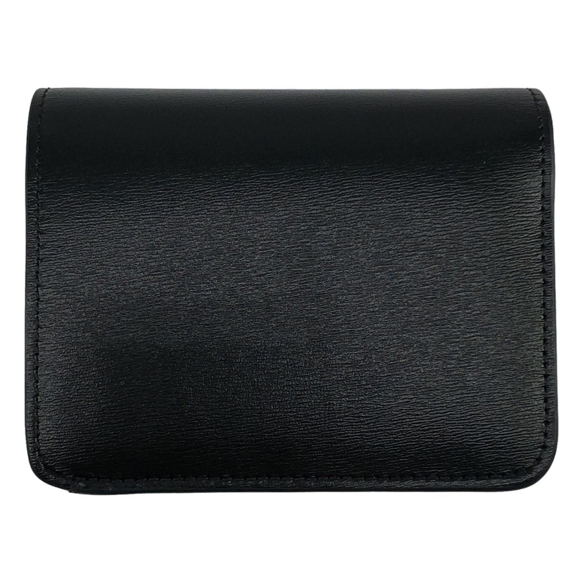 Celine Triomphe Compact Wallet Black Gold — view 2