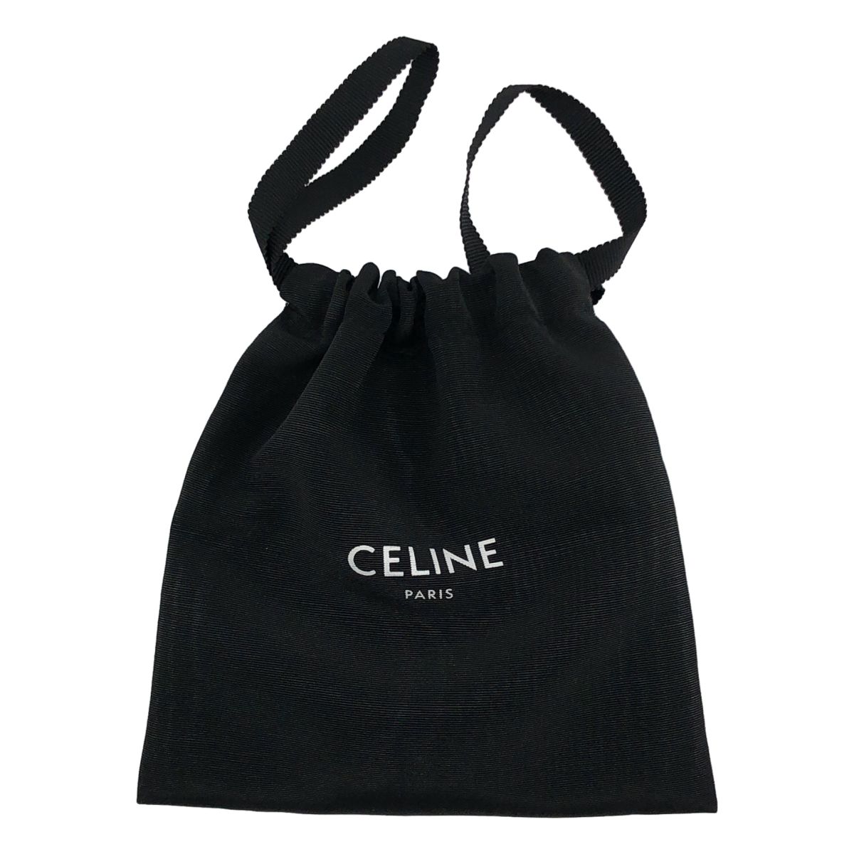 Celine Triomphe Compact Wallet Black Gold — view 7