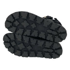 Prada Nylon Strap Sandals 9 Black — view 5