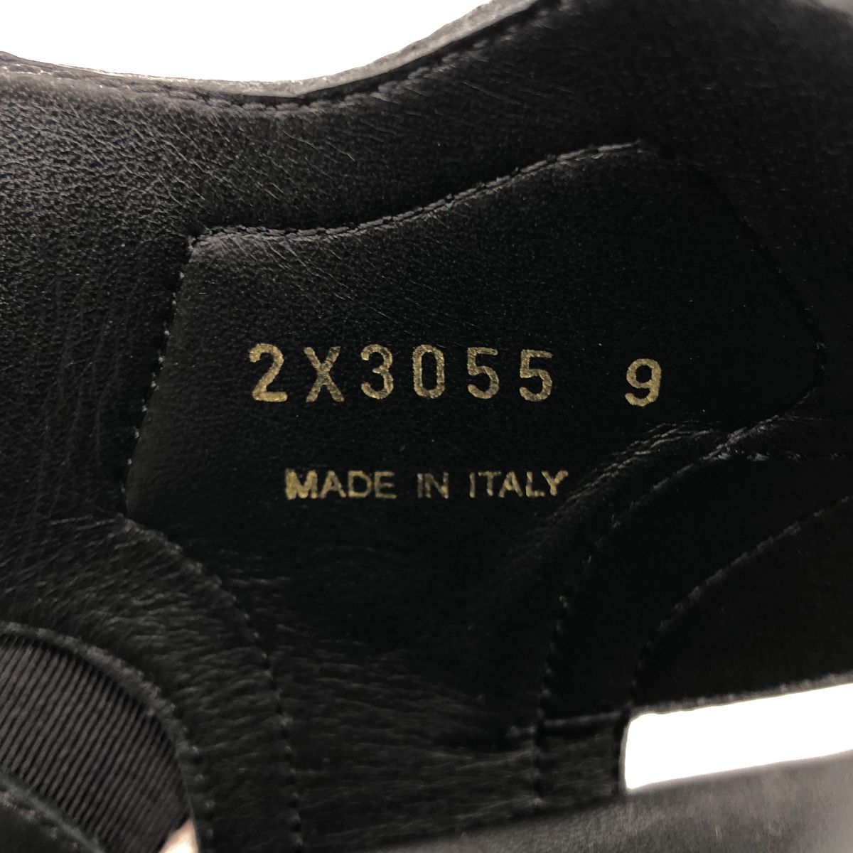 Prada Nylon Strap Sandals 9 Black — view 6