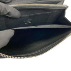 Louis Vuitton Lockme Zippy Wallet Leather Zip Around Noir Handbag — view 8