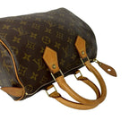 Louis Vuitton Vintage Speedy 25 Monogram Leather Boston Bag Brown — view 4