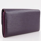 Louis Vuitton Portefeuille Sarah Epi Leather Cassis Purple Wallet — view 3