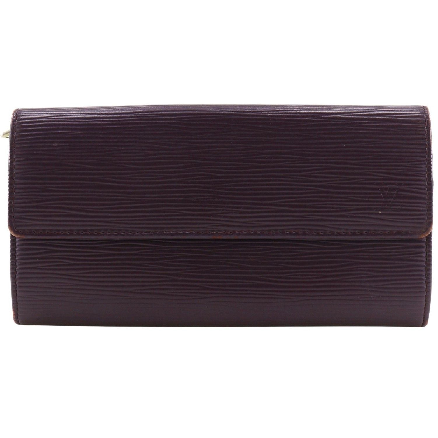 Louis Vuitton Portefeuille Sarah Epi Leather Cassis Purple Wallet