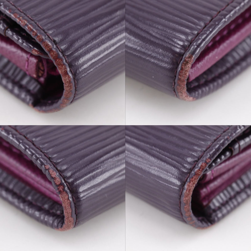 Louis Vuitton Portefeuille Sarah Epi Leather Cassis Purple Wallet — view 4