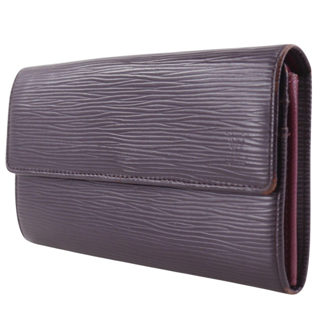 Louis Vuitton Portefeuille Sarah Epi Leather Cassis Purple Wallet — view 2