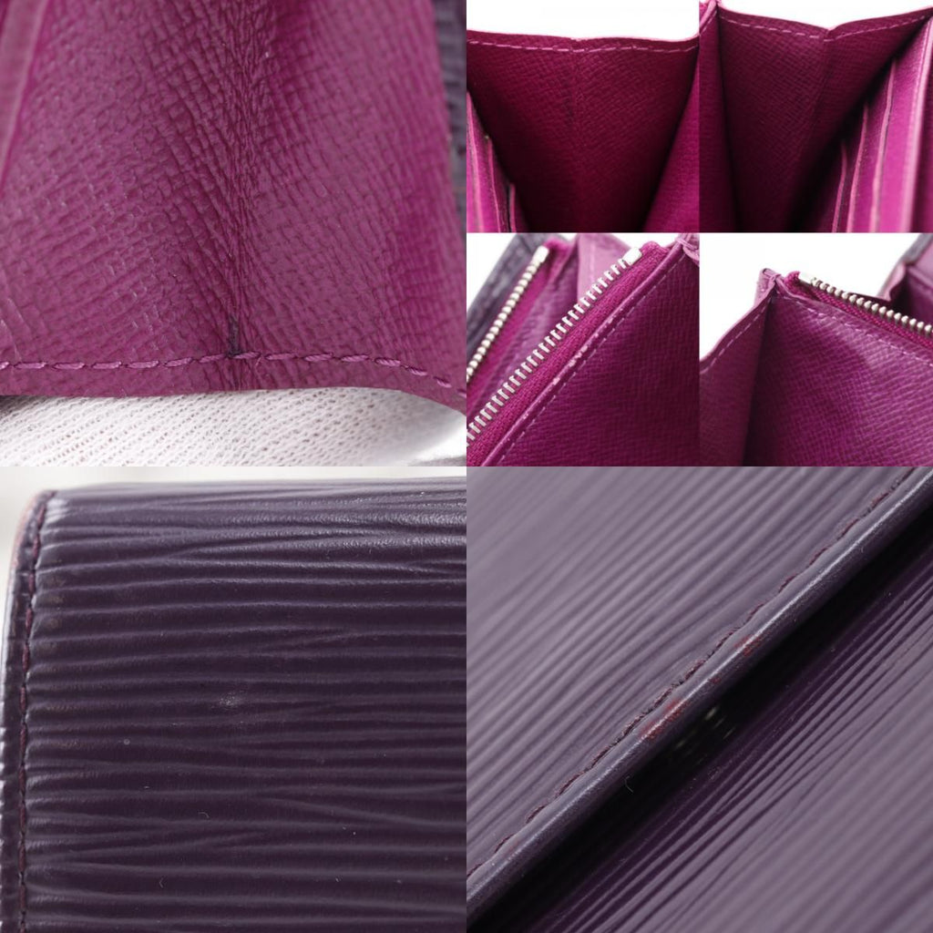 Louis Vuitton Portefeuille Sarah Epi Leather Cassis Purple Wallet — view 8