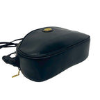 Gucci Vintage GG Logo Pattern Leather Shoulder Bag Pochette Crossbody Navy — view 7