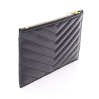 Saint Laurent Paris Pouch Bill Monogram Small Black Leather — view 2
