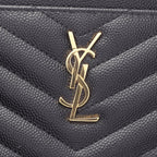 Saint Laurent Paris Pouch Bill Monogram Small Black Leather — view 5