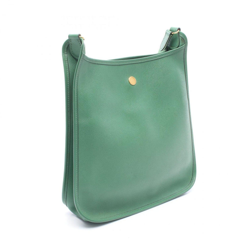 Hermes Shoulder Bag Vespa PM Green Leather — view 2