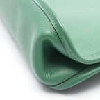 Hermes Shoulder Bag Vespa PM Green Leather — view 9