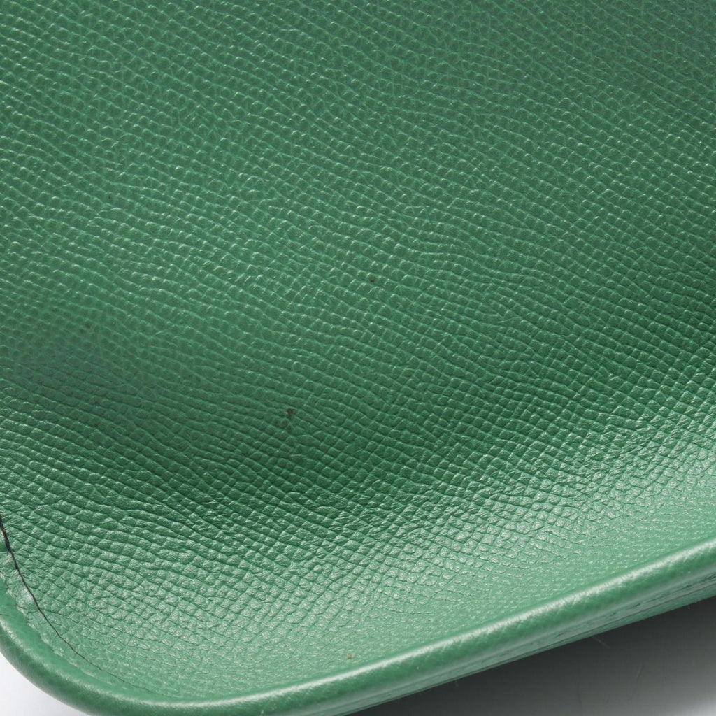 Hermes Shoulder Bag Vespa PM Green Leather — view 7
