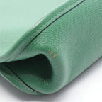 Hermes Shoulder Bag Vespa PM Green Leather — view 8
