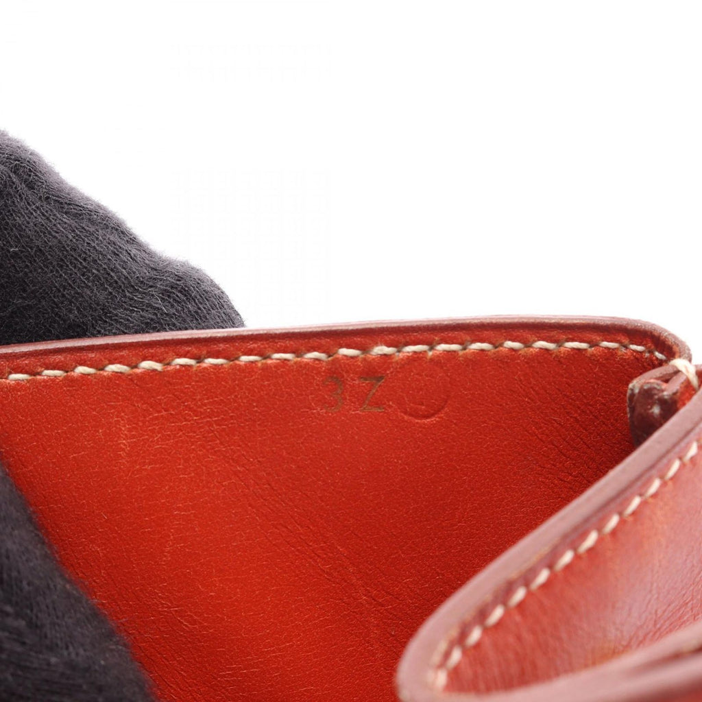 Hermes Tote la Red Brown Calf — view 5