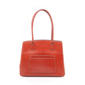 Hermes Tote la Red Brown Calf