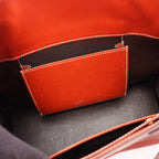 Hermes Tote la Red Brown Calf — view 6