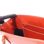 Hermes Tote la Red Brown Calf — view 9