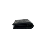 Gucci Box GG Logo Guccissima Leather Bifold Wallet Mini Card Case Black — view 5