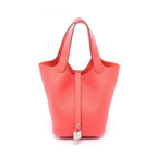 Hermes Handbag Picotin Lock PM Rose Texas