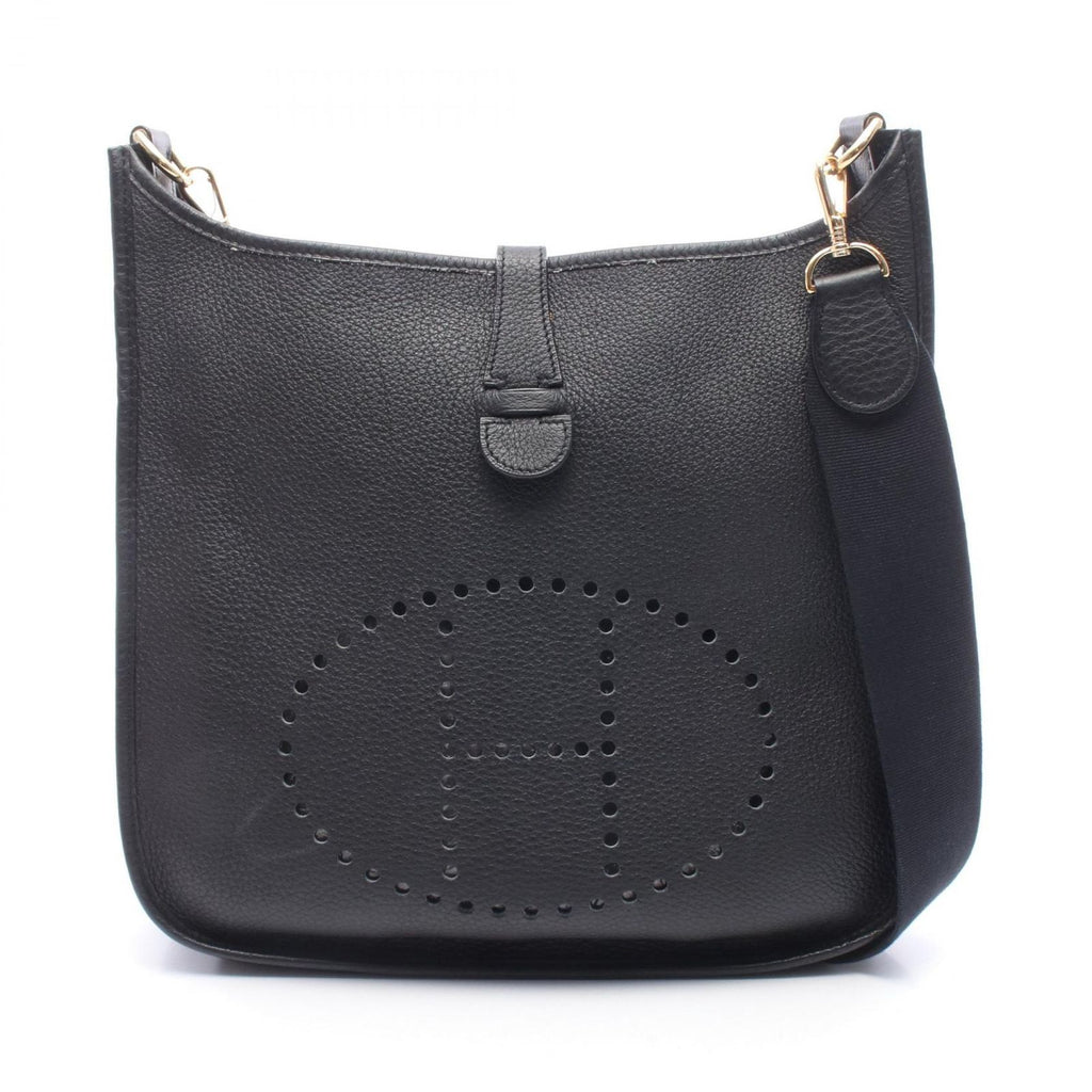 Hermes Shoulder Bag Evelyne 1 Anne GM Black