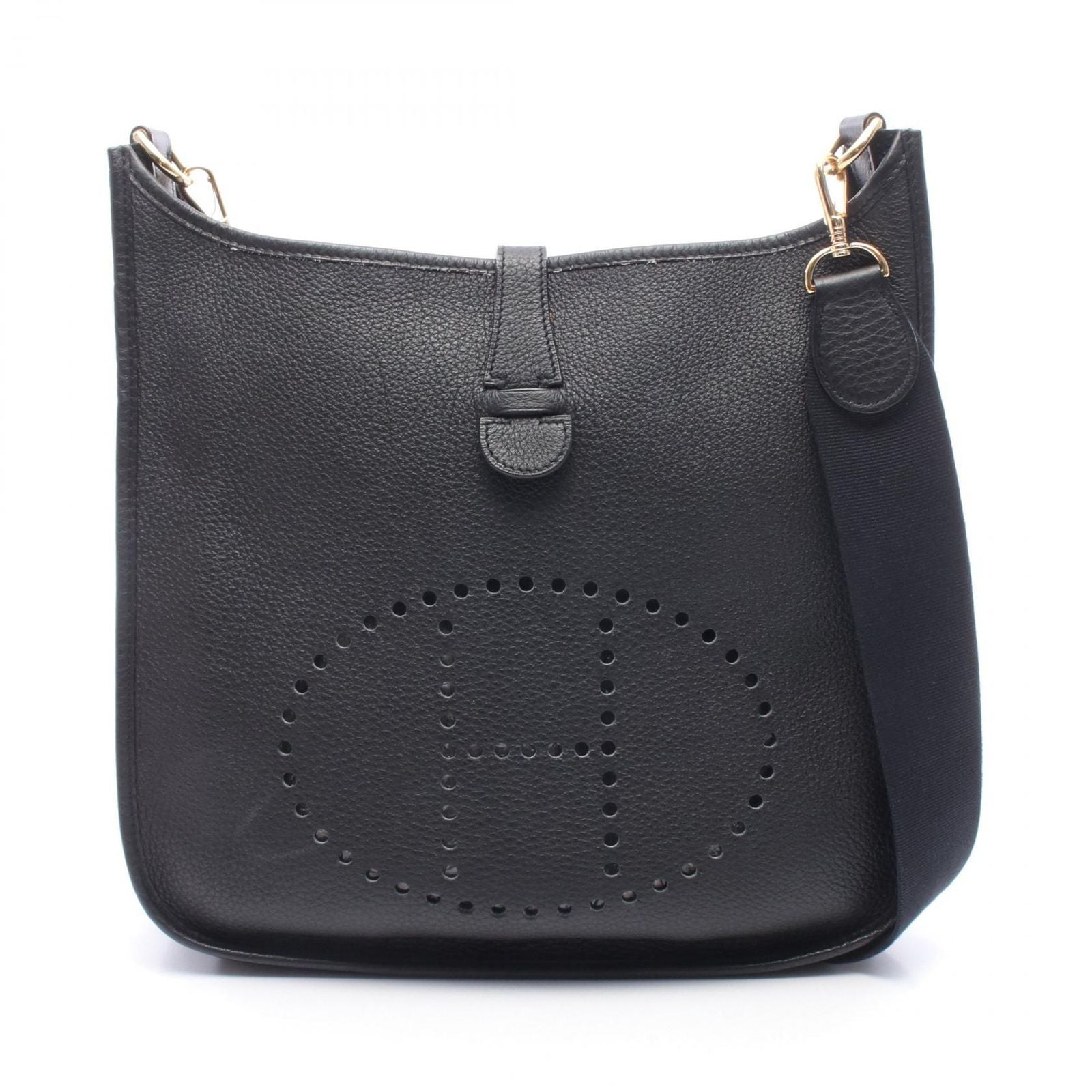 Hermes Shoulder Bag Evelyne 1 Anne GM Black
