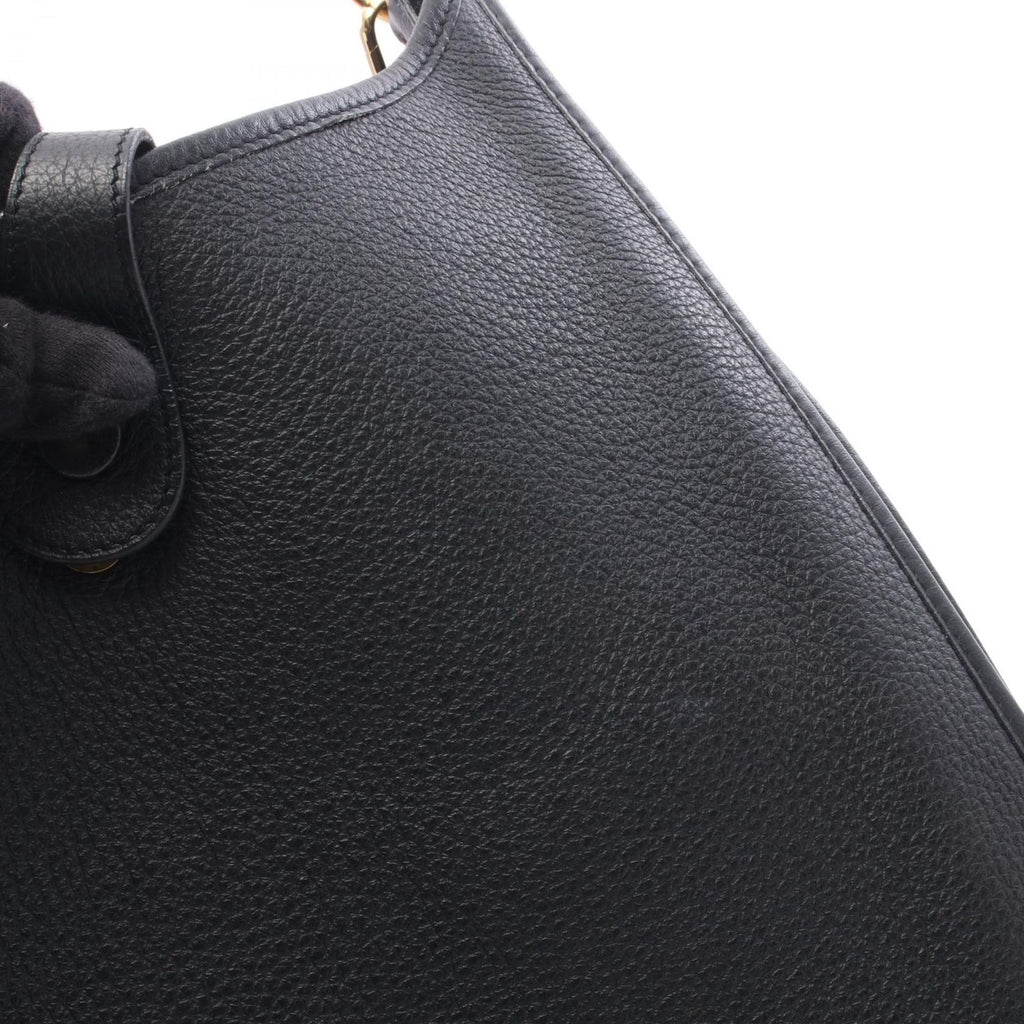 Hermes Shoulder Bag Evelyne 1 Anne GM Black — view 9