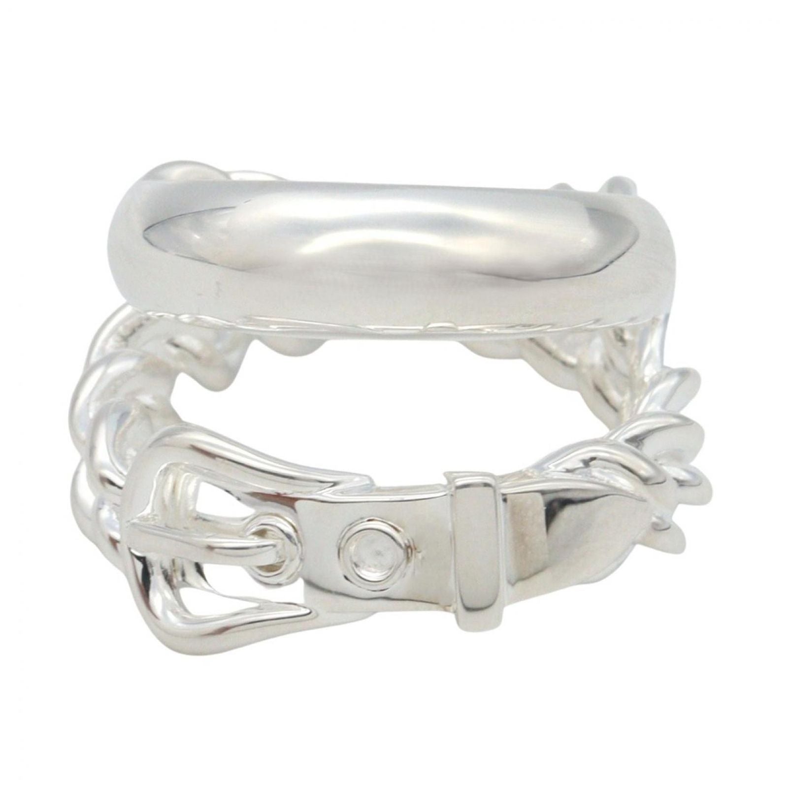 Hermes Ring Book le Cellier Inflexible 925 Sterling Silver — view 2