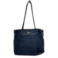 Prada Tote Shoulder Nylon Misshape Yes Black