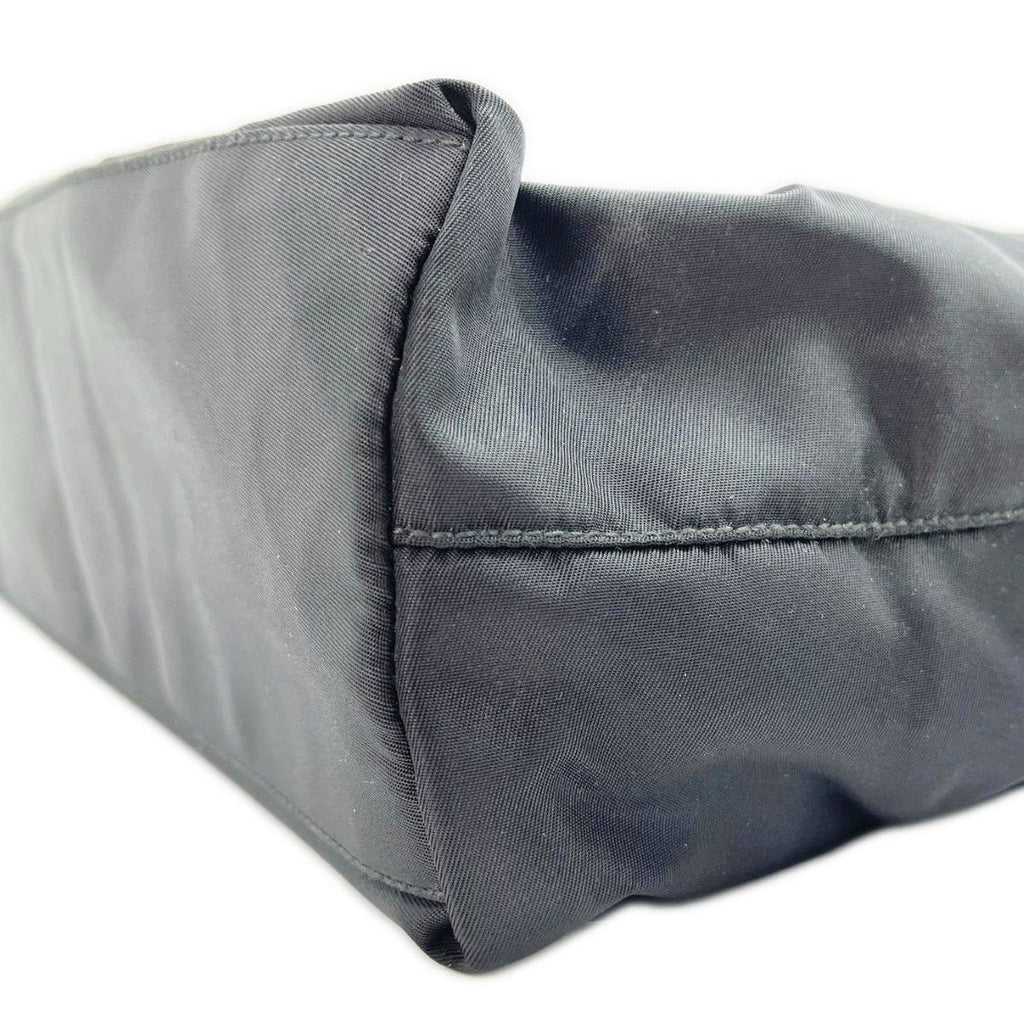 Prada Tote Shoulder Nylon Misshape Yes Black — view 8