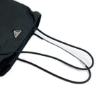 Prada Tote Shoulder Nylon Misshape Yes Black — view 5