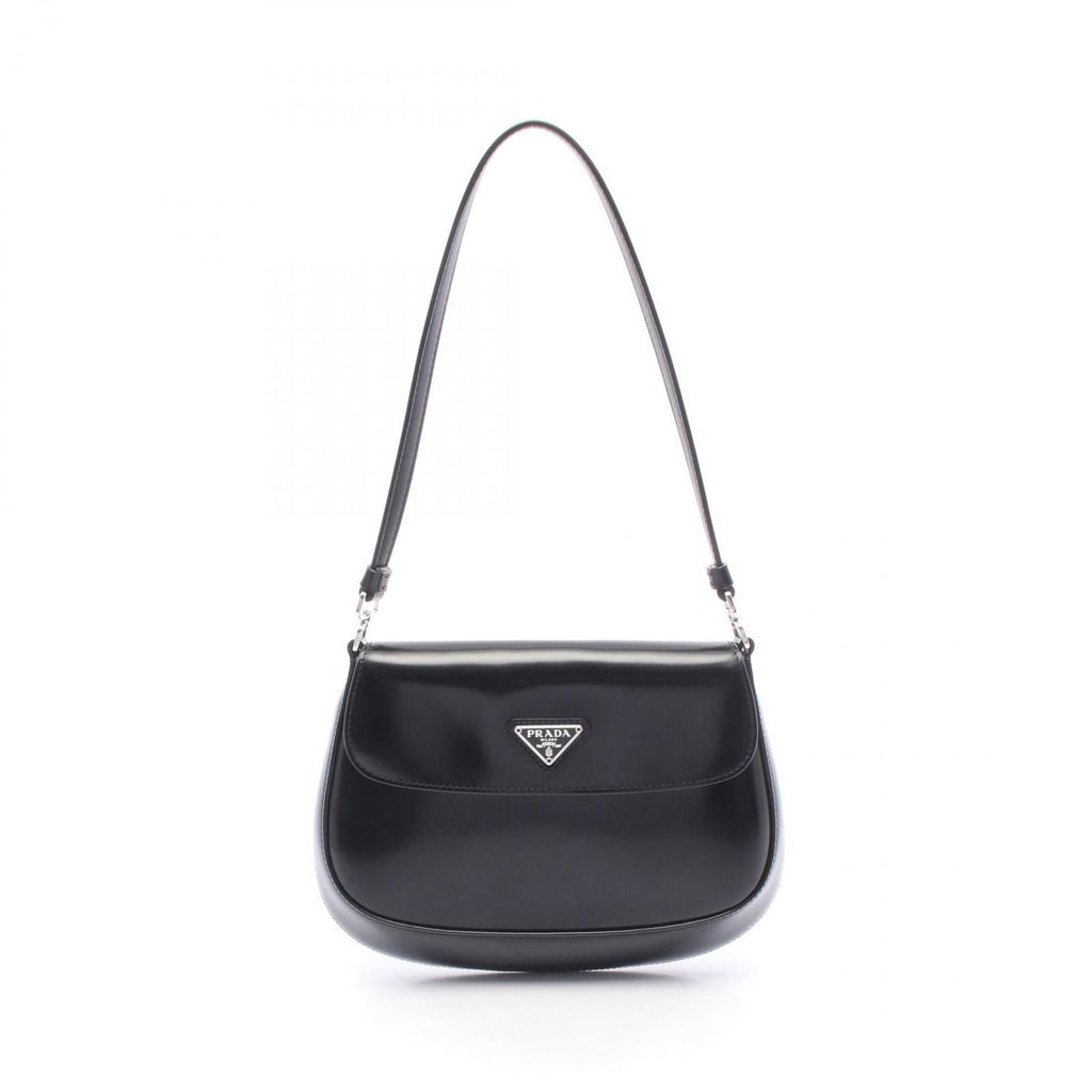 Prada Handbag Cles Mini Black Leather