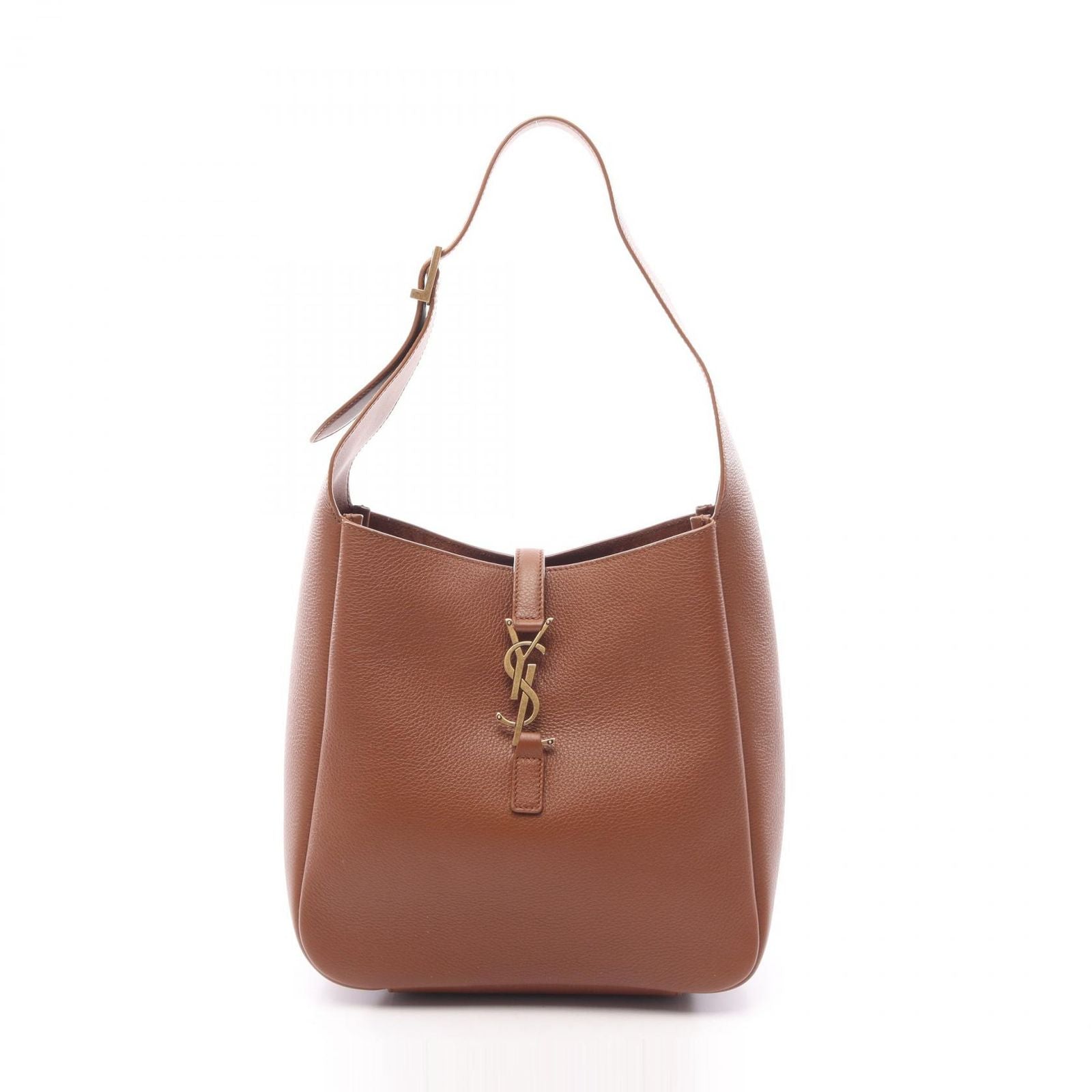 Saint Laurent Paris Shoulder Bag le 5 a 7 Brown Leather le Soft Small
