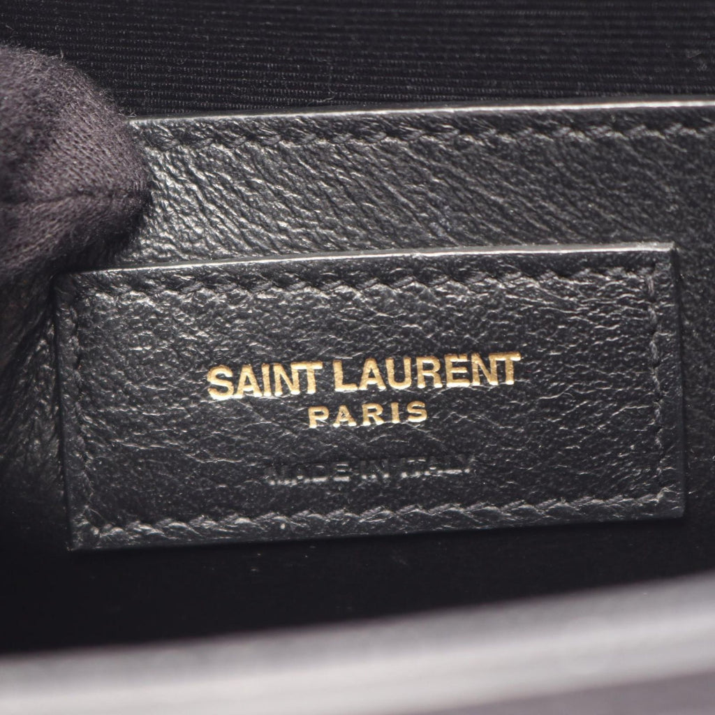 Saint Laurent Paris Shoulder Bag Kate Small Black Leather Tassel — view 4