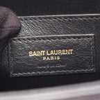Saint Laurent Paris Shoulder Bag Kate Small Black Leather Tassel — view 4