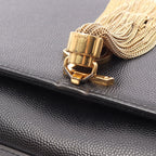 Saint Laurent Paris Shoulder Bag Kate Small Black Leather Tassel — view 8