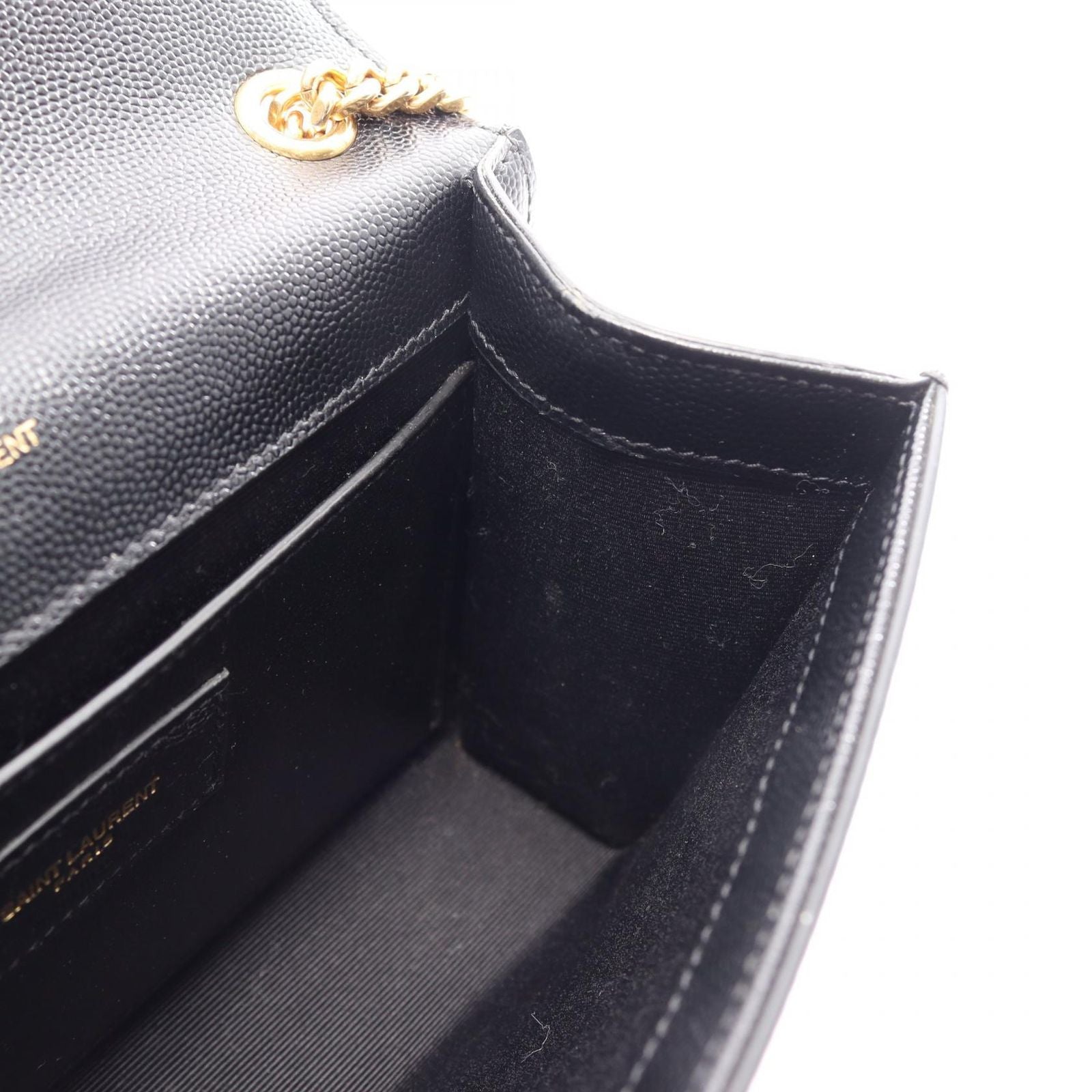 Saint Laurent Paris Shoulder Bag Kate Small Black Leather Tassel — view 5